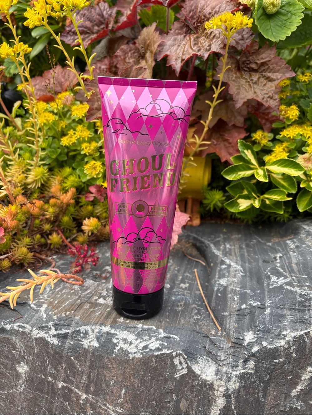 Bath & Body Works Ghoul Friend Pink & Black Scented Body Cream